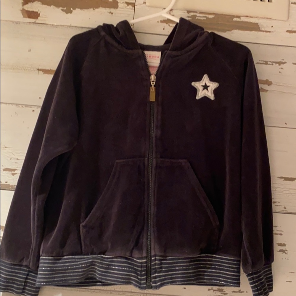 Black Zippered Hoodie Size 5T